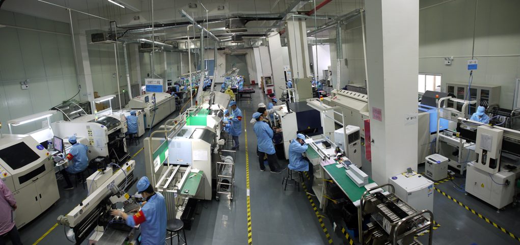 SMT production line at General Luminaire
